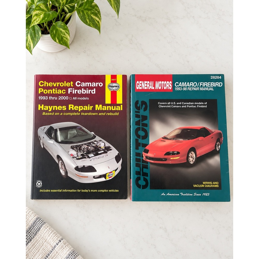 Haynes & Chilton Camaro Firebird 1993-2000 Repair Manuals 24017 28284 Lot of 2
